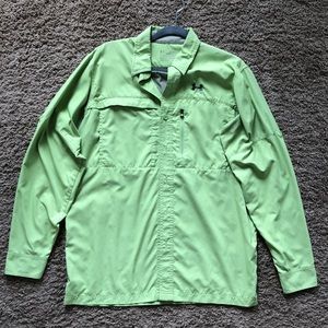 Under Armour men’s button up long sleeve shirt